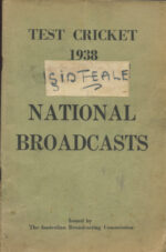 1938 ABC Cricket Book (rare and collectible)