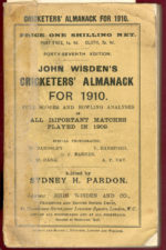 Wisden Cricketers' Almanack 1910, rebound
