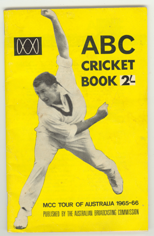 Cricketbooks Com Au 1965 66 Abc Cricket Book