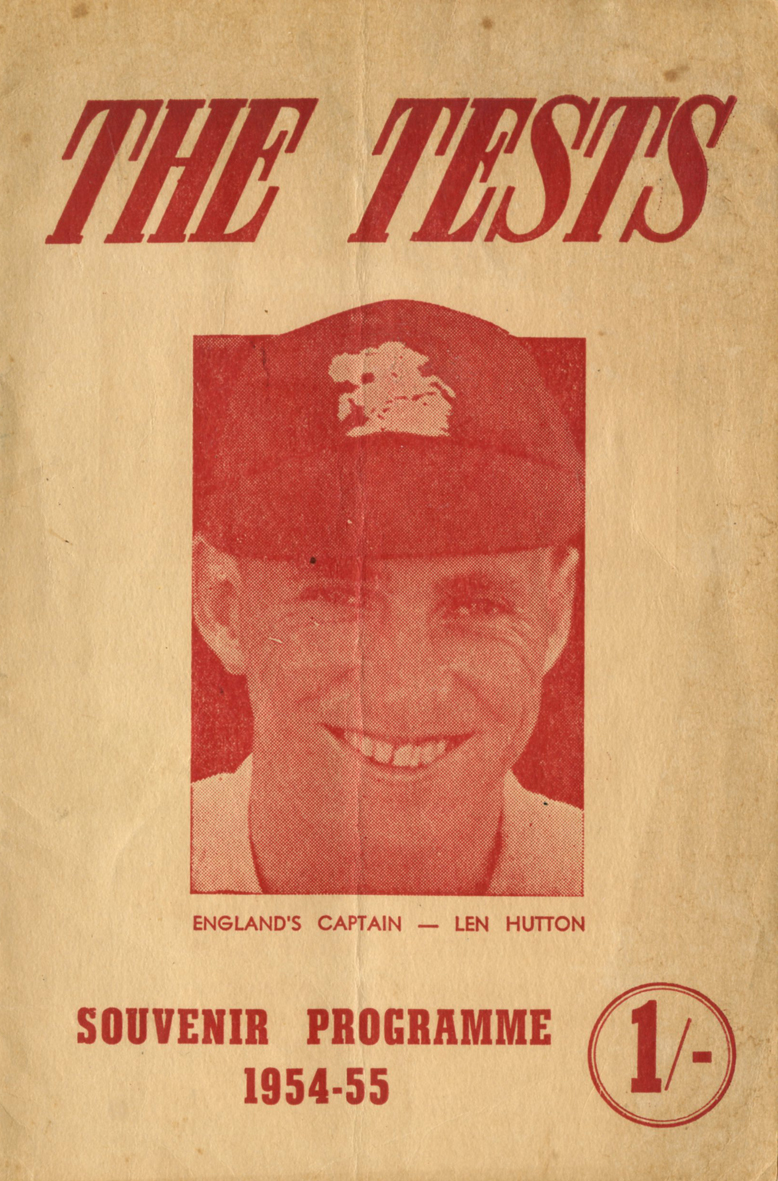 1954-55 The Tests souvenir, Adelaide publication