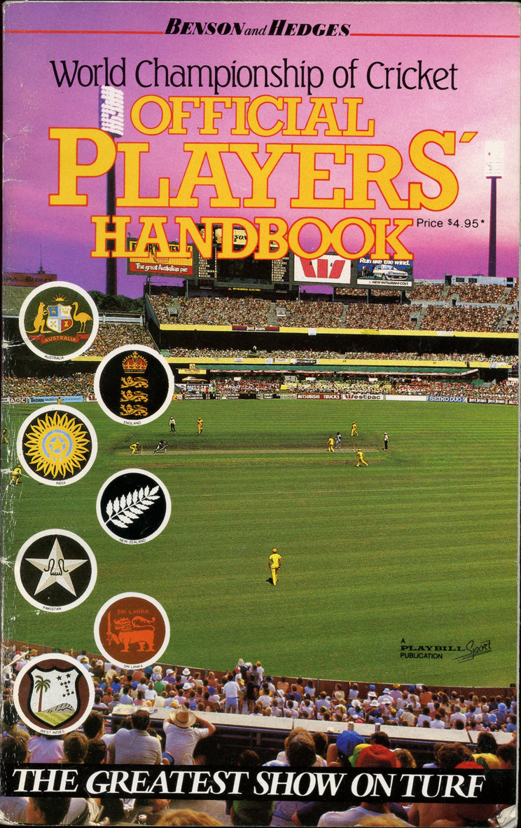 1985 World Championship of Cricket, official players handbook