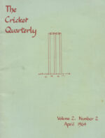 1964 The Cricket Quarterly - Vol 2 No 2, ULTRA RARE