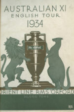 1934 Orient Line Ashes tour brochure