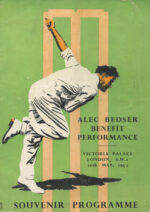 Bedser, Alec 1953 Benefit Performance Program