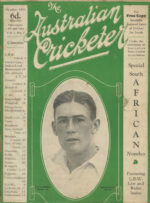 1931-32 The Australian Cricketer magazine, October issue, rare