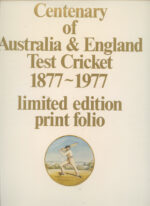 Centenary of Test cricket 1877-1977 limited edition print folio