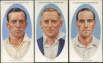 1936 set of Churchmans Famous Cricket Colours, 50/50